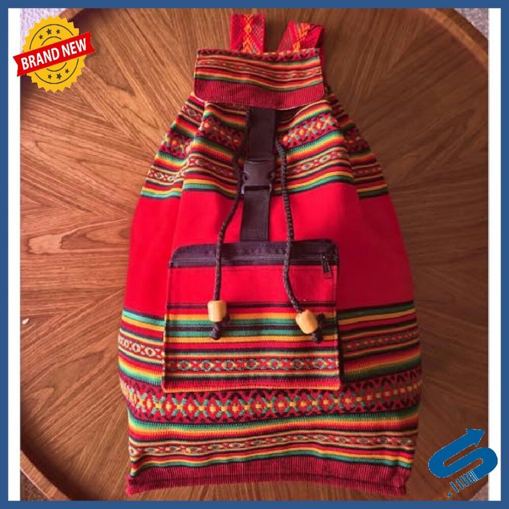 Large Woven Shoulder Bag 18x9.5x6 Lightweight Travel Handbag - Picture 7 of 8